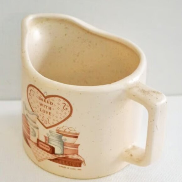 Vintage House Of LLoyd Baked With Love Creamer Sugar 1989 Dining Serveware - Picture 7 of 10